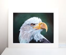 Female bald eagle